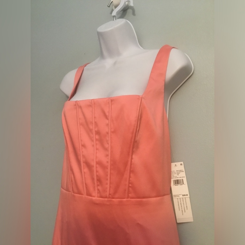 Aidan Mattox Coral Square-Neck Maxi Dress - Picture 5 of 16